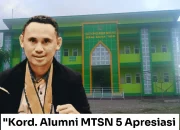 “Kord. Alumni MTSN 5 Apresiasi Peresmian Gedung RKB MTSN 5 Di Kian Darat.”