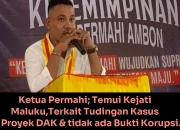 “Ketua Permahi; Temui Kejati Maluku,Terkait Tudingan Kasus Proyek DAK & tidak ada Bukti Korupsi,”