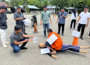 Polres Madina Reka Ulang Perkara Pembunuhan Diva Febriani, 25 Adegan Diperagakan*