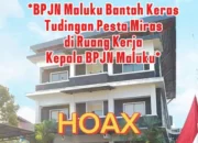 *BPJN Maluku Bantah Keras Tudingan Pesta Miras di Ruang Kerja Kepala BPJN Maluku*