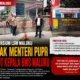 Konsorsium LSM Maluku Desak Mentri PUPR Copot Kepala BWS Maluku