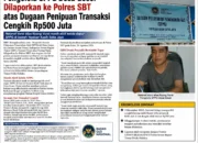 PENGELOLA SPPG GESER DILAPORKAN KE POLRES SBT — DUGAAN PENIPUAN CENGKIH Rp500 JUTA, BGN DIMINTA ANTISIPASI PROGRAM MBG