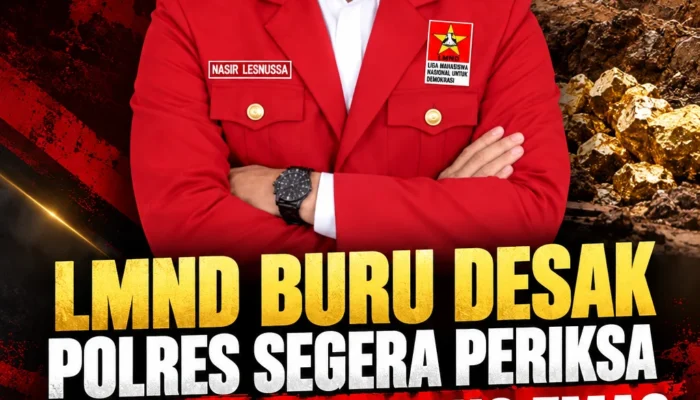 LMND Buru Desak Polres Segera Periksa Dugaan Tambang Emas Tanpa Izin di Gunung Nona