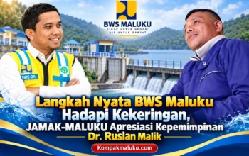 Langkah Nyata BWS Maluku Hadapi Kekeringan, JAMAK-MALUKU Apresiasi Kepemimpinan Dr. Ruslan Malik
