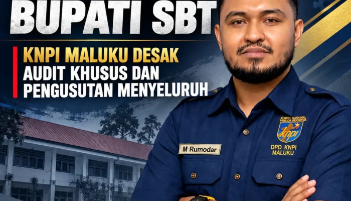 BANTAH PERNYATAAN BUPATI SBT SOAL DANA REVITALISASI SEKOLAH, KNPI MALUKU DESAK AUDIT KHUSUS DAN PENGUSUTAN AKTOR INTELEKTUAL